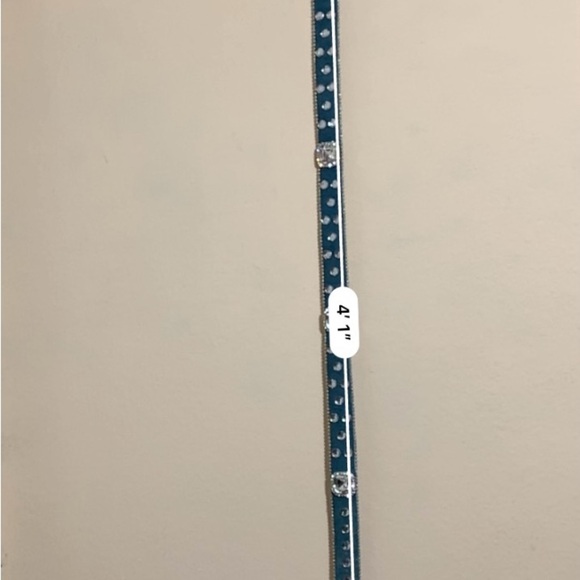 Western Rhinestone Cowgirl Cowboy Bling Studded Genuine Leather Belt - Picture 8 of 8